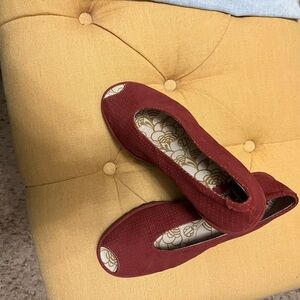 Fly London Red suede size 38 gently worn.